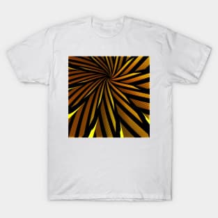 Gold/Black Spirals T-Shirt